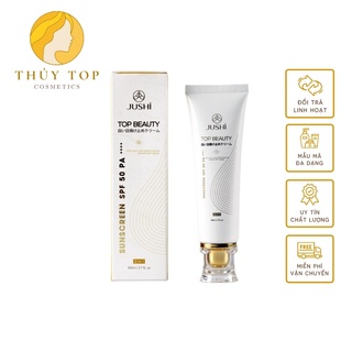 Kem Chống Nắng Top Beauty Jushi Bảo Vệ Làn Da Tối Ưu Chiết Xuất Từ Thành Phần Thiên Nhiên, Chống Mồ Hôi Và Nước