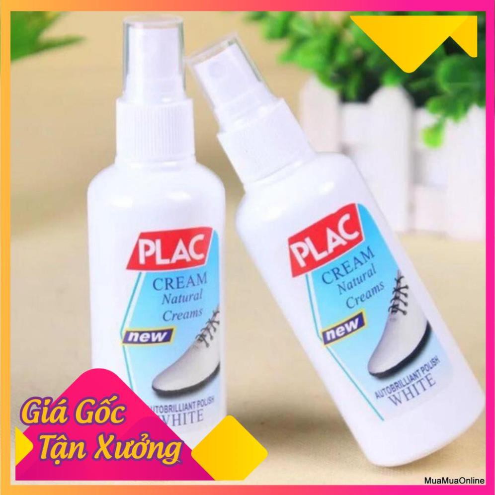 🍀 Giá sỉ 🍀    Chai Xịt Tẩy Trắng Giày Dép Túi Xách PLAC Cao Cấp