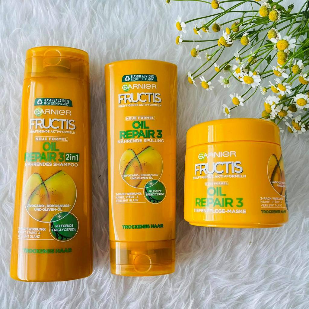 Dầu gôi &amp; xả Fructis oil repair3