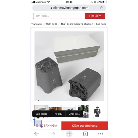 Loa đôi không dây bluetooth (BS-V1)- Voltage