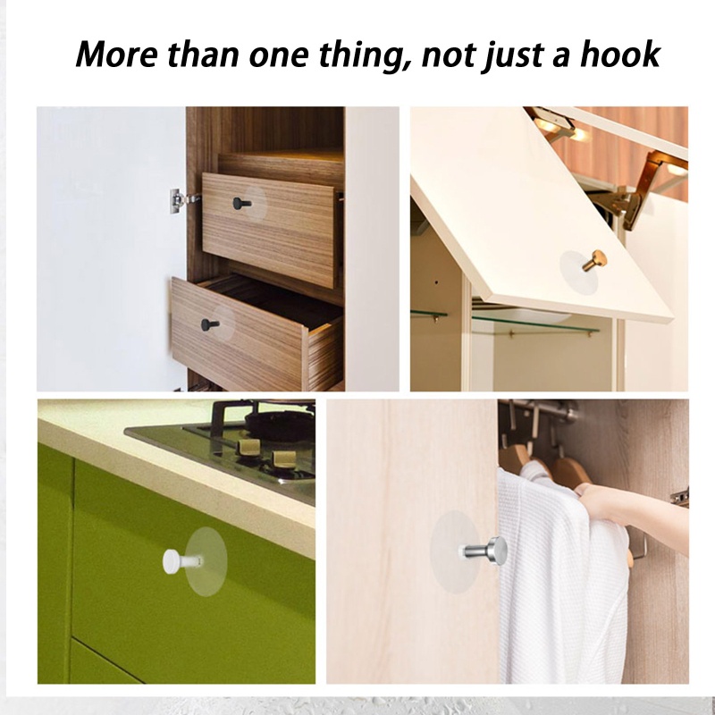 QQ Bộ 4 Móc Treo Đồ Dán Tường Đa Năng Tiện Dụng