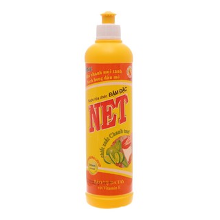 Nước rửa chén NET đậm đặc hương chanh chai 400g