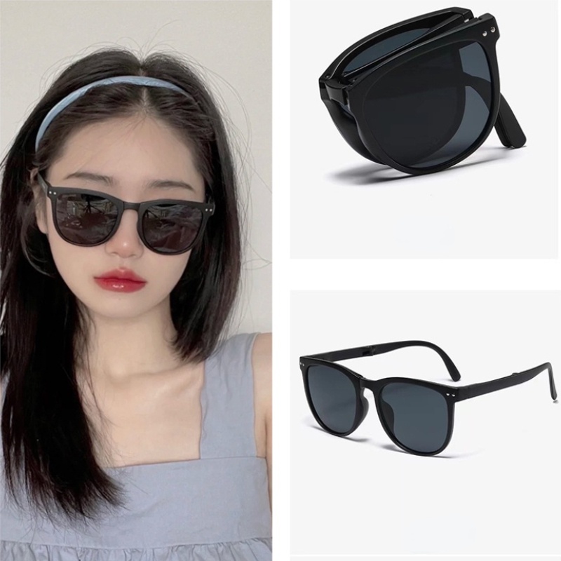 (HENGHA) Kính Râm Nhiều Màu Sắc Nâng Cấp Gọng Tròn Thời Trang Hàn Quốc