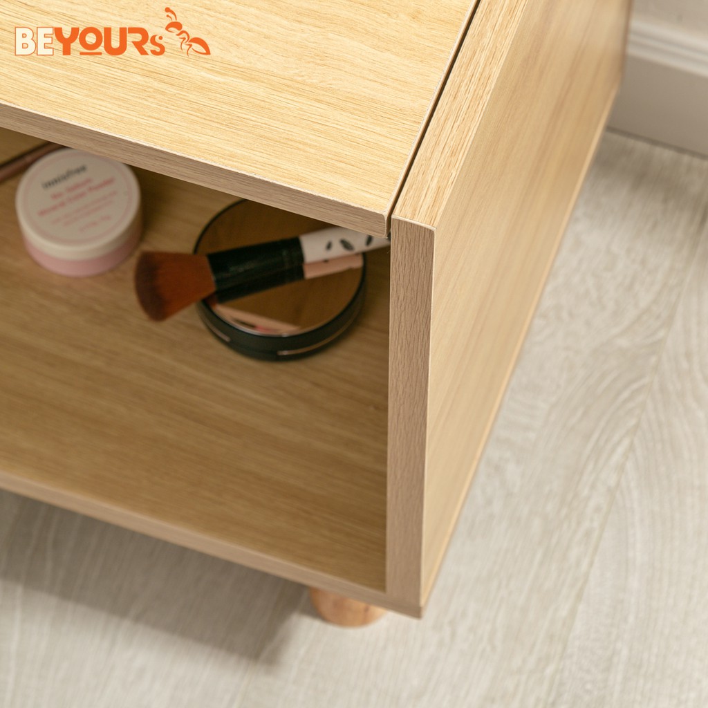 Bàn Trang Điểm Gỗ Ngồi Bệt Thông Minh BEYOURs Nội Thất Phòng Ngủ Aimee Bonny Gấp Gọn Mini Đẹp Decor | BigBuy360 - bigbuy360.vn