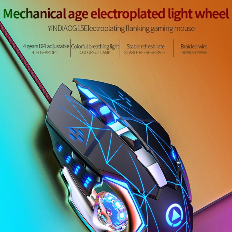 Chuột Quang Gaming 4 Mức Độ DPI Cho Máy Tính