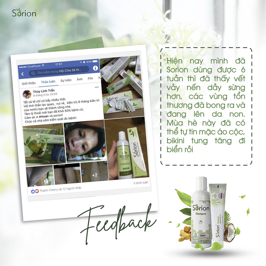 Kem Sorion 20GR - Phục hồi Vảy nến, Viêm da cơ địa, Chàm da, Da tiết bã, Nấm da, Hắc lào, Á sừng, Chàm sữa, Dưỡng ẩm da | BigBuy360 - bigbuy360.vn