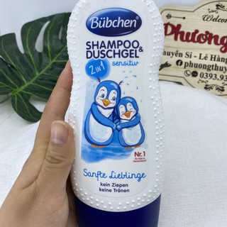 Sữa tắm gội Bubchen Kids Shampoo & Duschgel 2 in 1 cho bé 230ml