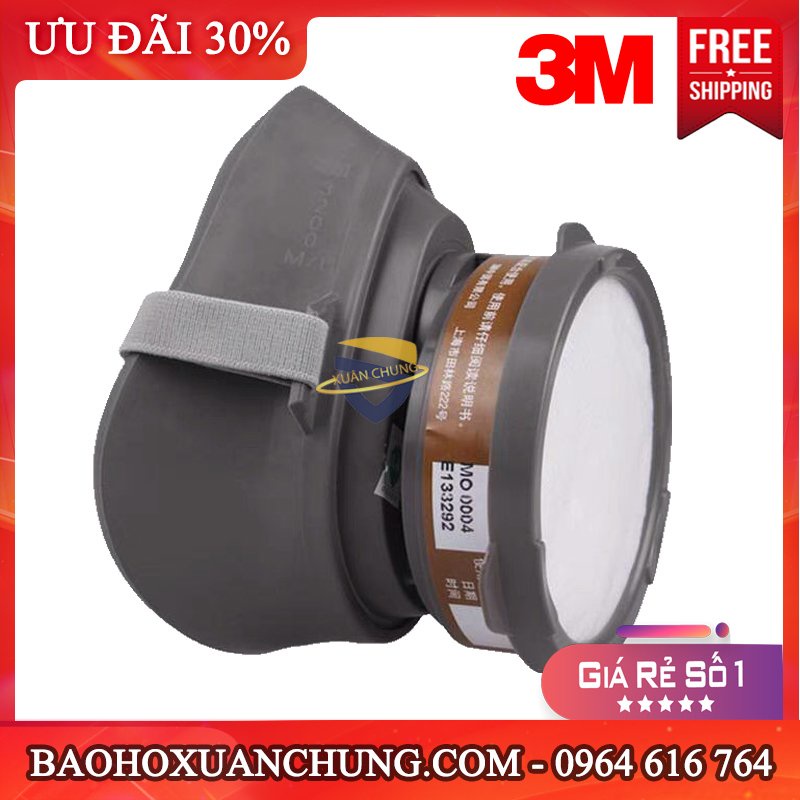 Mặt nạ phòng độc 3M 3200 chĩnh hãng, mặt nạ lọc bụi mịn, ngăn hóa chất