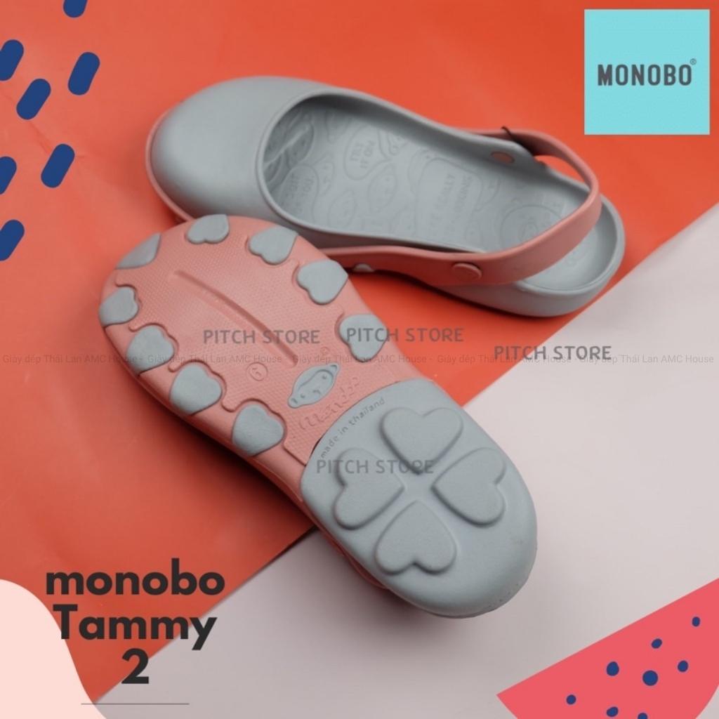 Giày nhựa đúc Thái Lan đi mưa 2 lớp đế chống trơn MONOBO - TAMMY 2