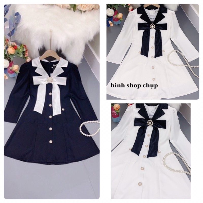 Váy thắt nơ siêu xinh siêu sang cho bạn gái