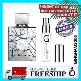 ✦GH✦ Mẫu thử Nước hoa unisex Armaf Club de nuit Sillage mẫu thử  10ml/20ml