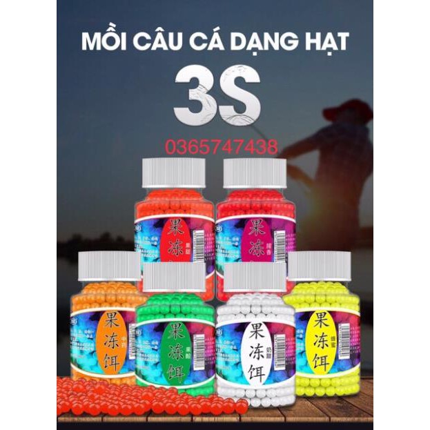 Mồi dụ cá dạng viên đa năng 3S có 6 vị siêu hot siêu nhạy đã về đủ màu🔥