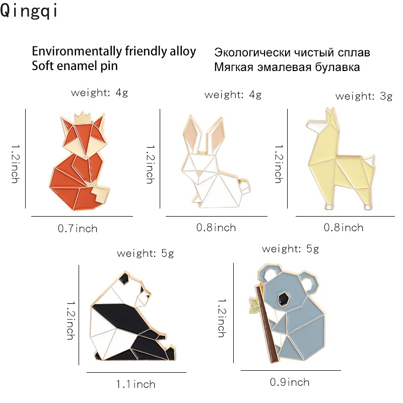 Huy hiệu cài áo MISS ZOE thiết kế kiểu động vật hoạt hình đáng yêu thời trang