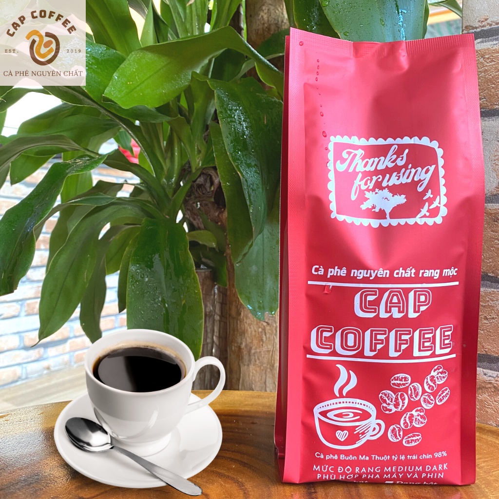Cà phê nguyên chất Robusta Honey 500gr xay pha phin, rang mộc - vị trái cây, chocolate, đắng nhẹ - Medium | BigBuy360 - bigbuy360.vn