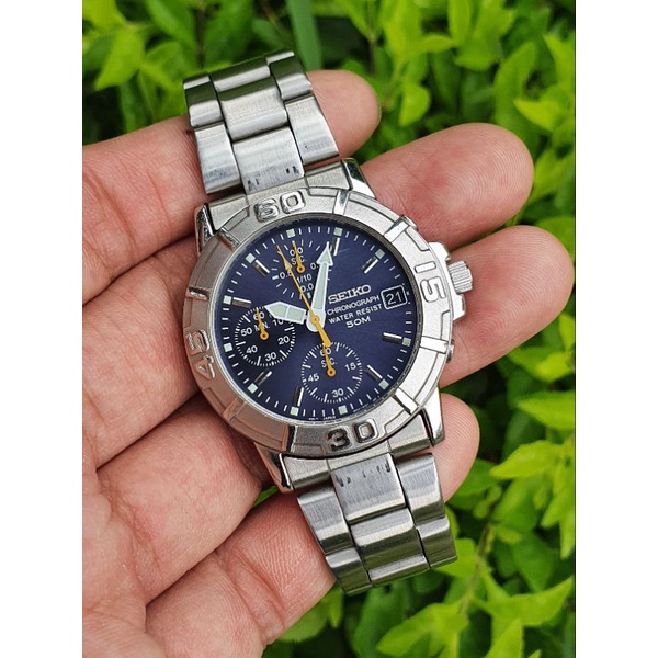 Đồng hồ nam Seiko 7 kim thể thao chính hãng 2hand | Shopee Việt Nam