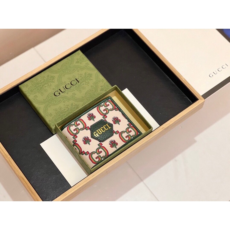 Ví ngắn da thật cao cấp thương hiệu Gucci GC/GG mẫu mới