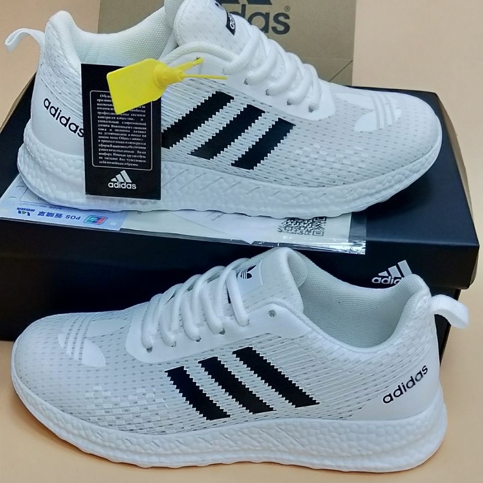 Giày Thể Thao Adidas Màu Trắng Năng Động Thời Trang Dành Cho Cả Nam Và Nữ