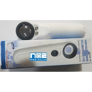 kính lúp zoom 40 lần, có đèn led