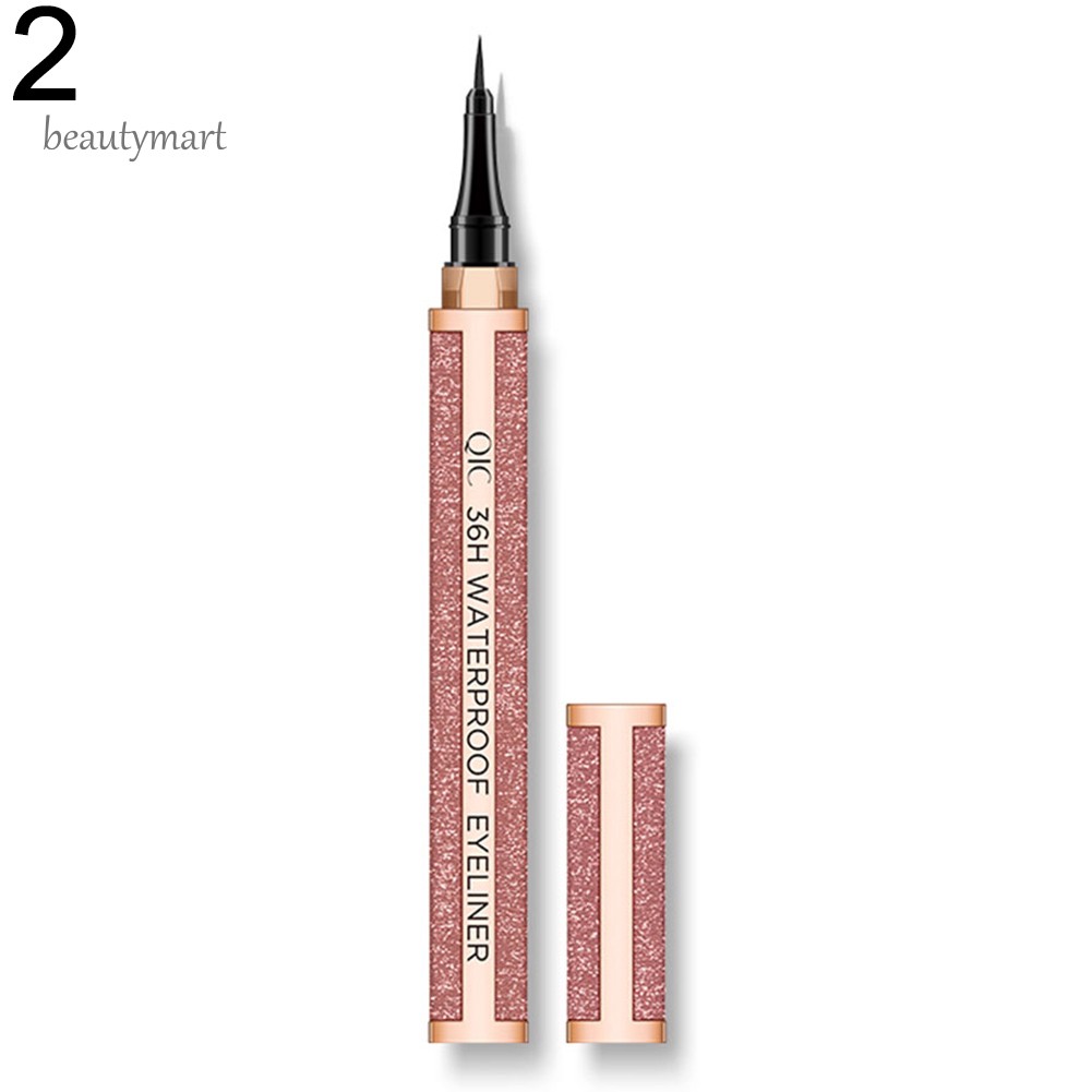 Bút kẻ mắt nước không nhòe thiết kế vỏ lấp lánh QIC