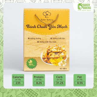 Bánh Chuối Yến Mạch Giảm Cân Baker Baking
