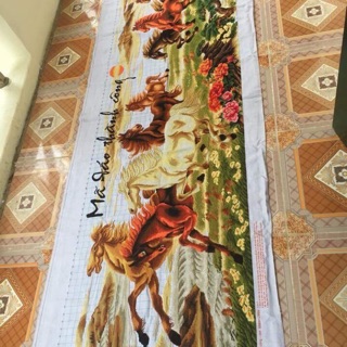 Tranh thêu mã đáo thành công