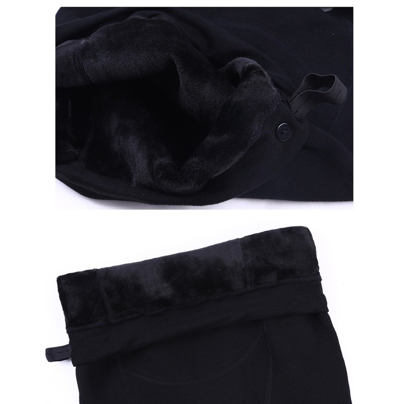 QTB091 Quần tất bầu lót nỉ mặc đông hàng nhập