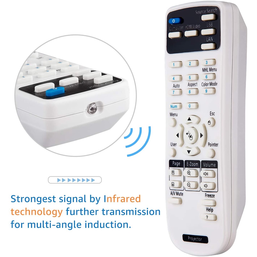 Điều Khiển Từ Xa Cho Máy Chiếu Epson EB EMP EX VS H Brightlite Series