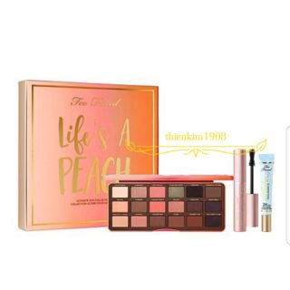 Set trang điểm Too faced life's a peach ultimate eye collection - toofaced