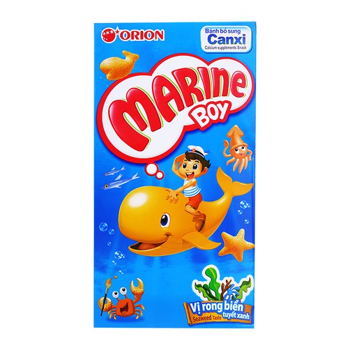 Hộp Bánh Cá Marine Boy 35g Các Vị.