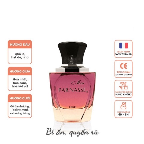 Paris Bleu Parfums Nước hoa nữ Mon Parnasse 105ml