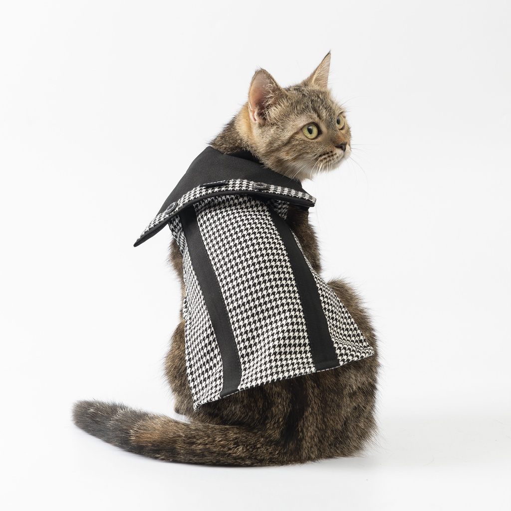 Áo hàng hiệu cho thú cưng SaboCoco - B&W5