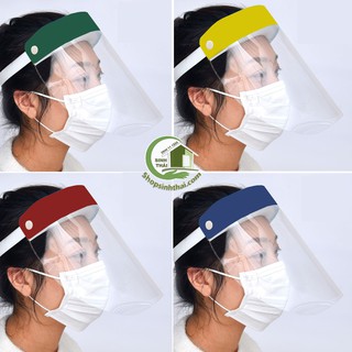 Kính bảo hộ - tấm mặt nạ kính che mặt chống giọt bắn - được chọn màu
