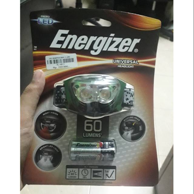 Đèn Pin Đội Đầu Energizer Lumens 60