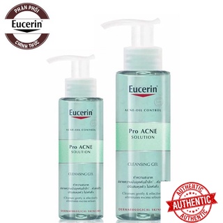 Sữa Rửa Mặt Dạng Gel Eucerin Acne-Oil Control Pro Acne Solution Cleansing Gel