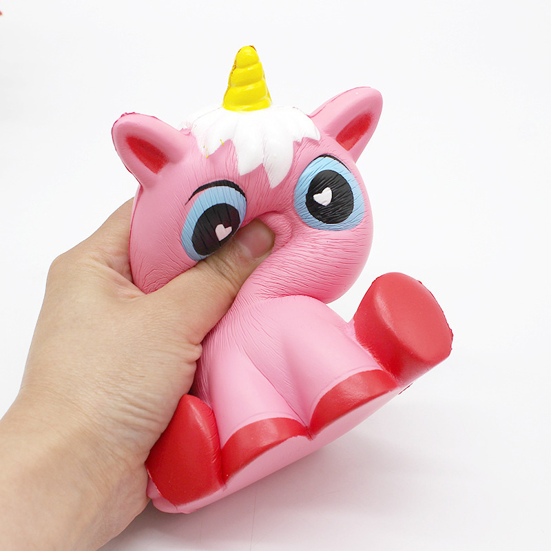 Đồ Chơi Xốp Squishy Giảm Stress Hình Kỳ Lân Dễ Thương Cho Bé