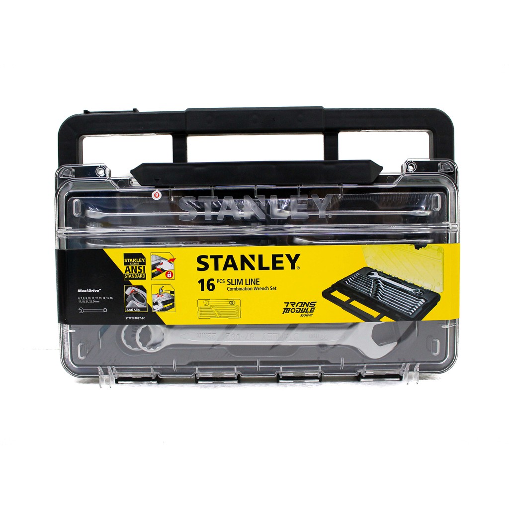 Bộ cờ lê vòng miệng 16 chi tiết Stanley STMT74897-8C