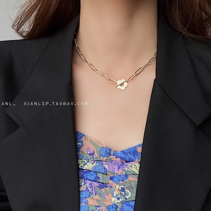 [Mã SKAMCLU8 giảm 10% cho đơn từ 100K] VÒNG CỔ, DÂY CHUYỀN MẮC XÍCH MẶT HOA