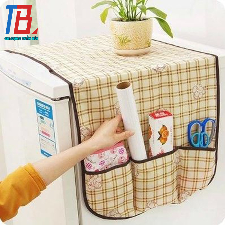 Tấm phủ tủ lạnh có túi