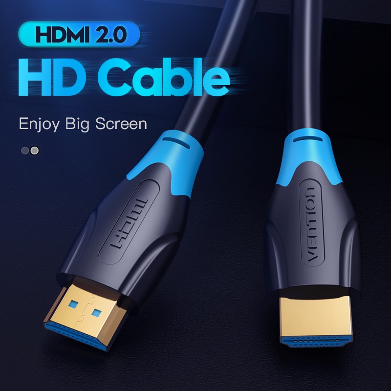 Vention Dây Cáp Hdmi 2.0 Hdmi 4k 60hz 18gbps Tốc Độ Cao Cho Switch Ps4 Television Tv Box