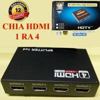 Bộ chia HDMI 1 ra 4, HUB HDMI 1 ra 4 hỗ trợ 3D