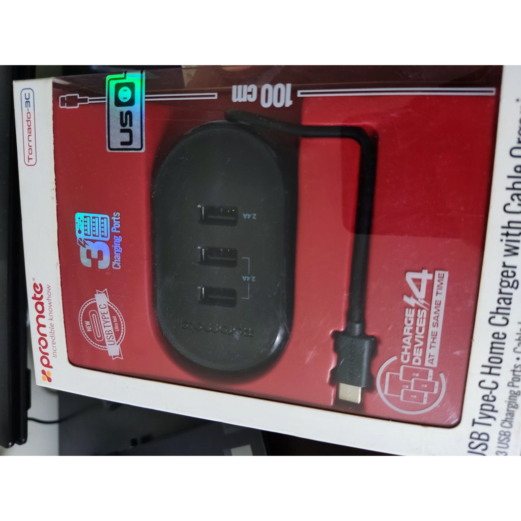 Ổ Sạc Promate PowerBase-2 6 Cổng USB 60W