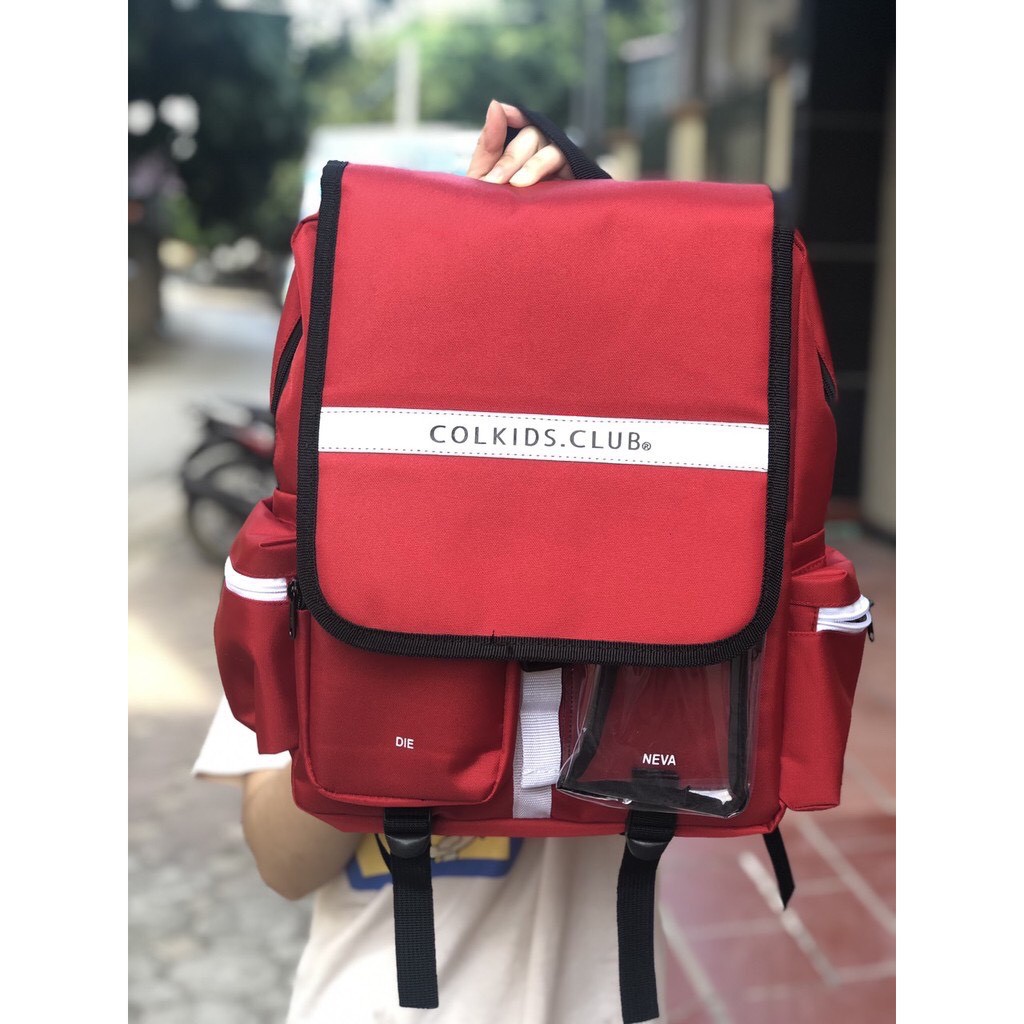 Balo phản quang COLKIDS BACKPACK Unisex hàng chuẩn chất lượng tặng hoa mặt trời