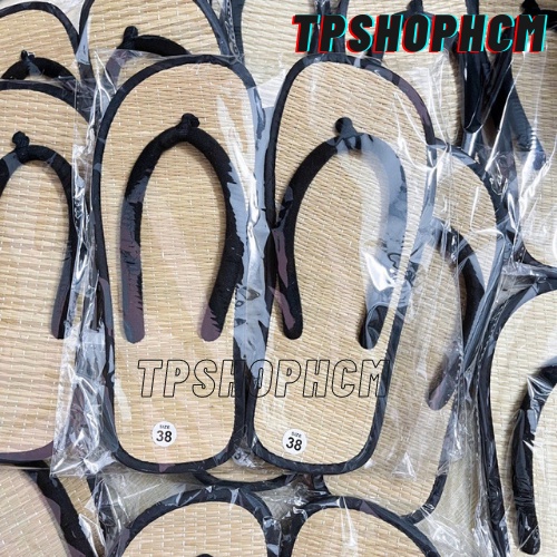 Dép chiếu cói quai nhung kẹp mang trong nhà, dép văn phòng nam nữ truyền thống chất liệu thiên nhiên