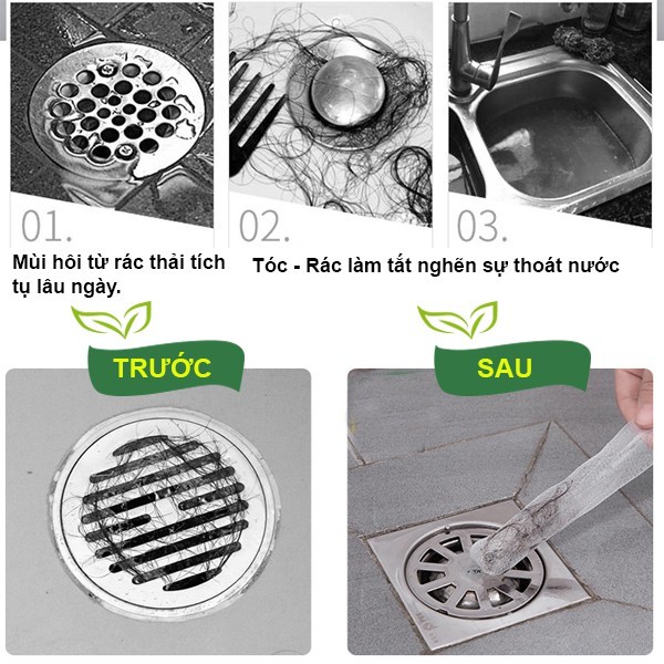 Combo 20 túi lọc bồn rửa chén | 20 Túi lưới lọc rác hố ga, nắp cống Toilet