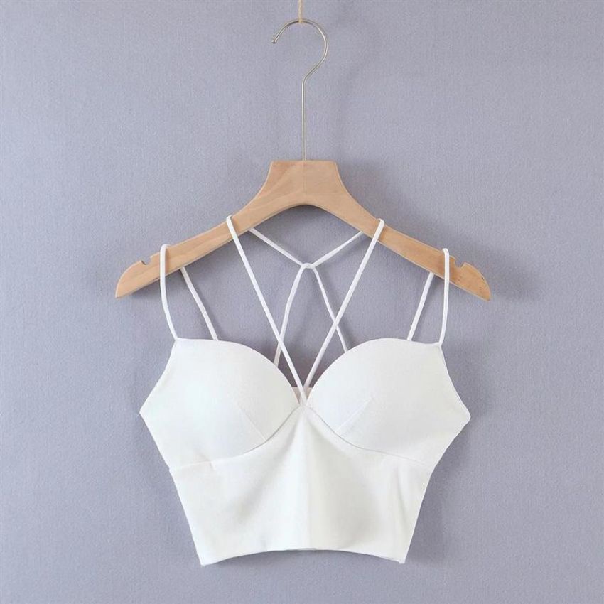 Áo bra nữ crotop nâng ngực đúc su mềm mịn mặc cùng áo vest hoặc quần cạp cao cực cá tính trẻ trung, cực xinh B2146
