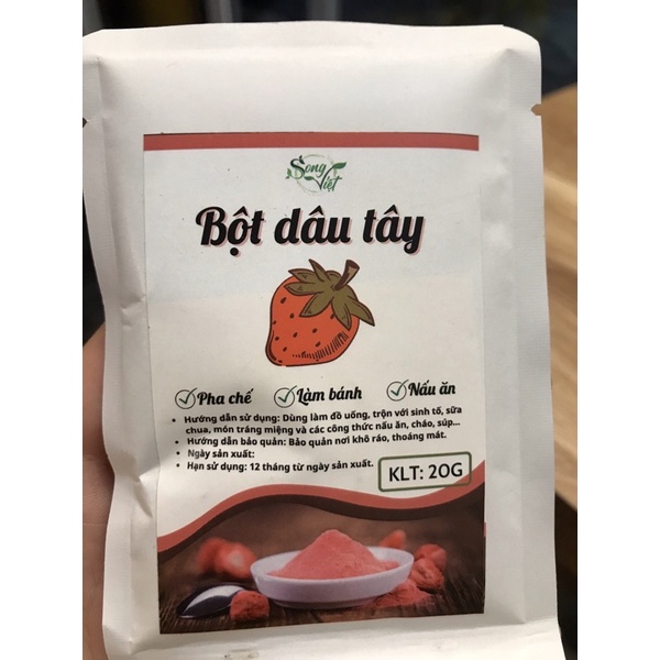 Bột dâu tây 20gr