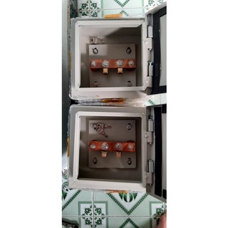 Tủ kiểm tra điện trở đất 200x200, hộp kiểm tra điện trở 200x200 sắt sơn tĩnh điện