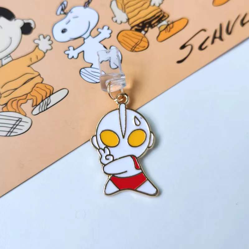 Nút Bịt Chống Bụi Phích Cắm Sạc type-c Hình Ultraman Cho Điện Thoại Apple iphone