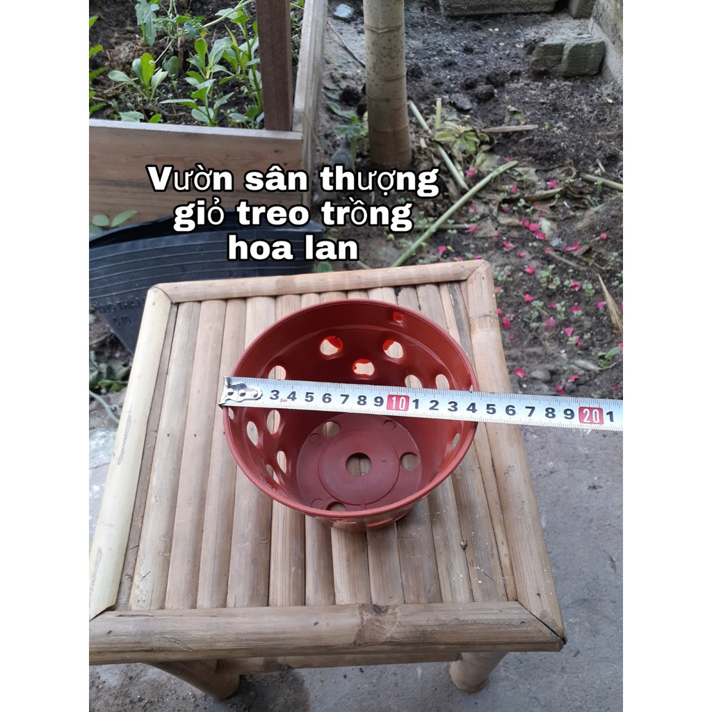 Chậu Nhựa Tròn Trồng Lan Gỉa Đất Nung Bền Dày Size 145*100 cm 1 cái