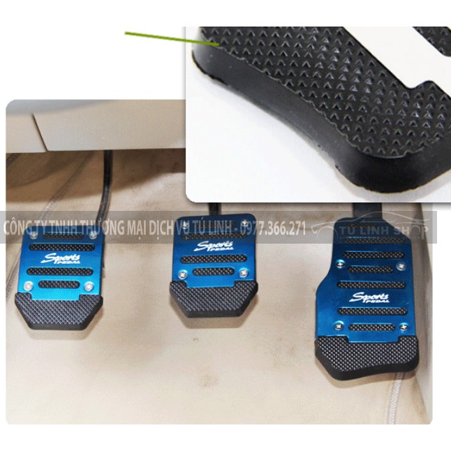 Ốp chân phanh ga côn cho xe số sàn và số tự động